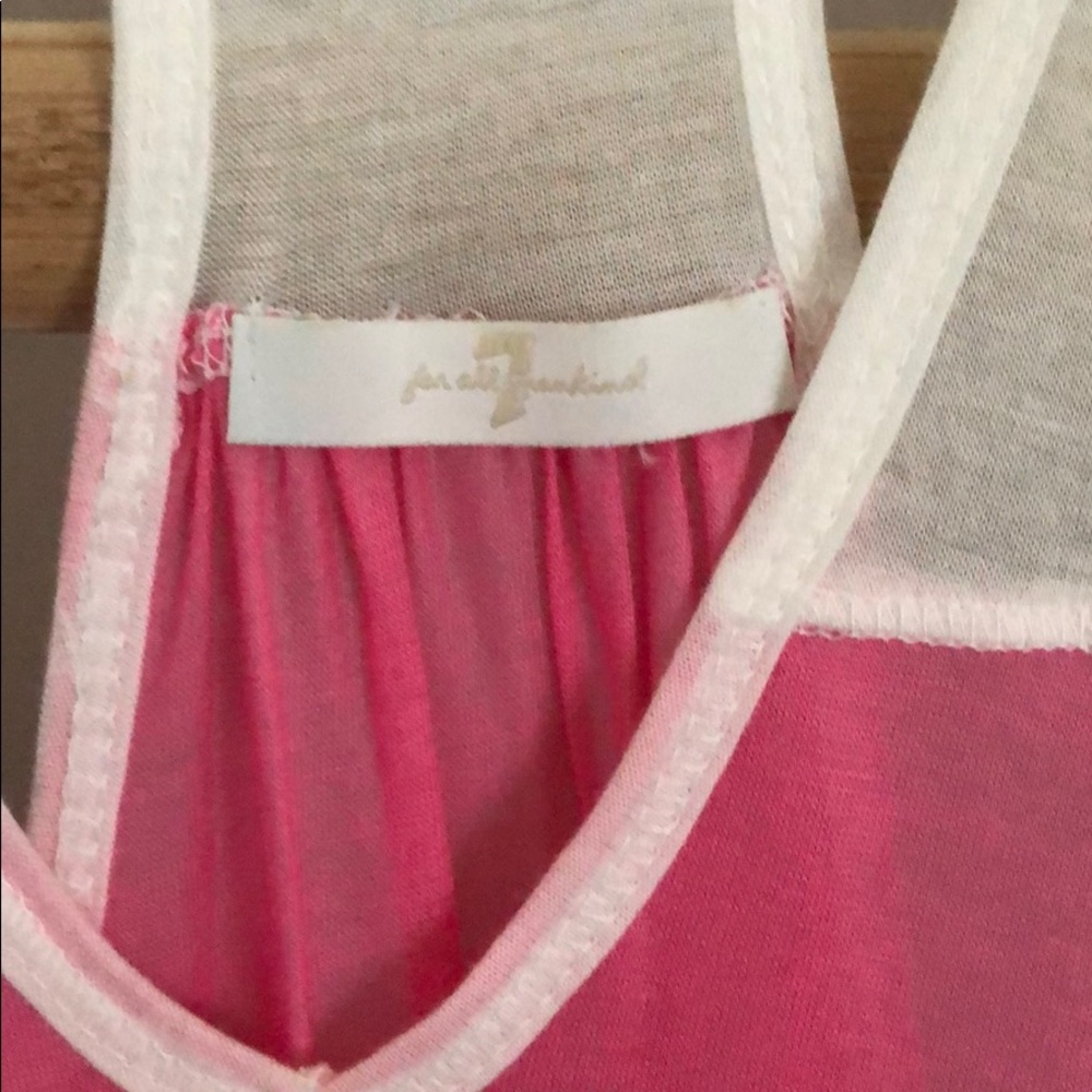 7 For All Mankind Racerback Tank - Picture 2 of 3